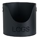 image 3 of Hill Interiors Three Piece Fire Wood Bucket Set - Black - One Size
