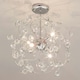 image 3 of BHS Lila 4 Light Flush Ceiling Light, Chrome