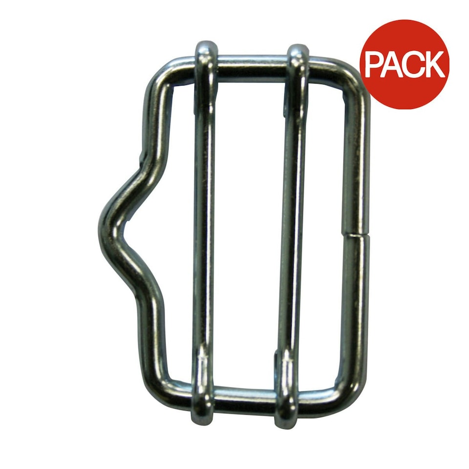Agrifence Tape Buckle (H4588) (Pack Of 5) - Silver - 2cm