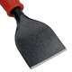 image 3 of 3" / 75mm Solid Brick Bolster Chisel with Guard Stone Masonry Soft Grip TE385