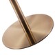 image 5 of Traditional Antique Brass Bankers Desk Lamp with Green Mushroom Glass Shade