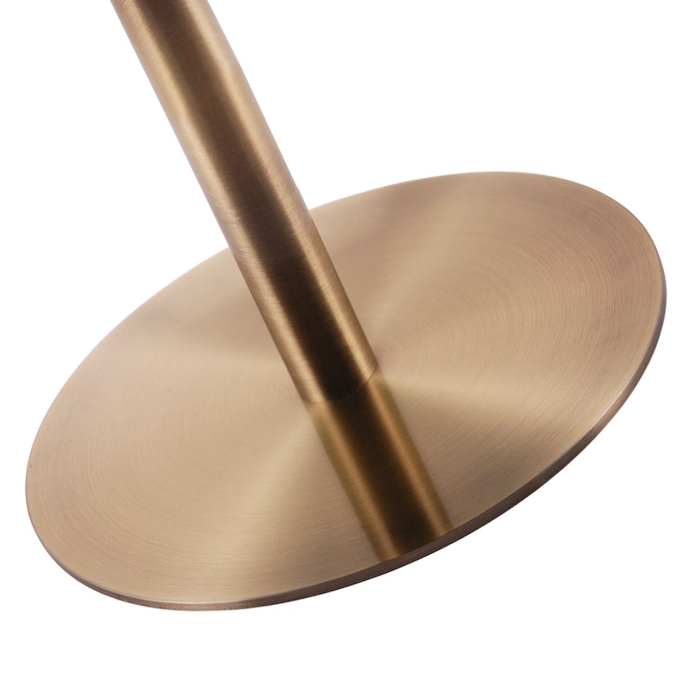 image 1 of Traditional Antique Brass Bankers Desk Lamp with Green Mushroom Glass Shade