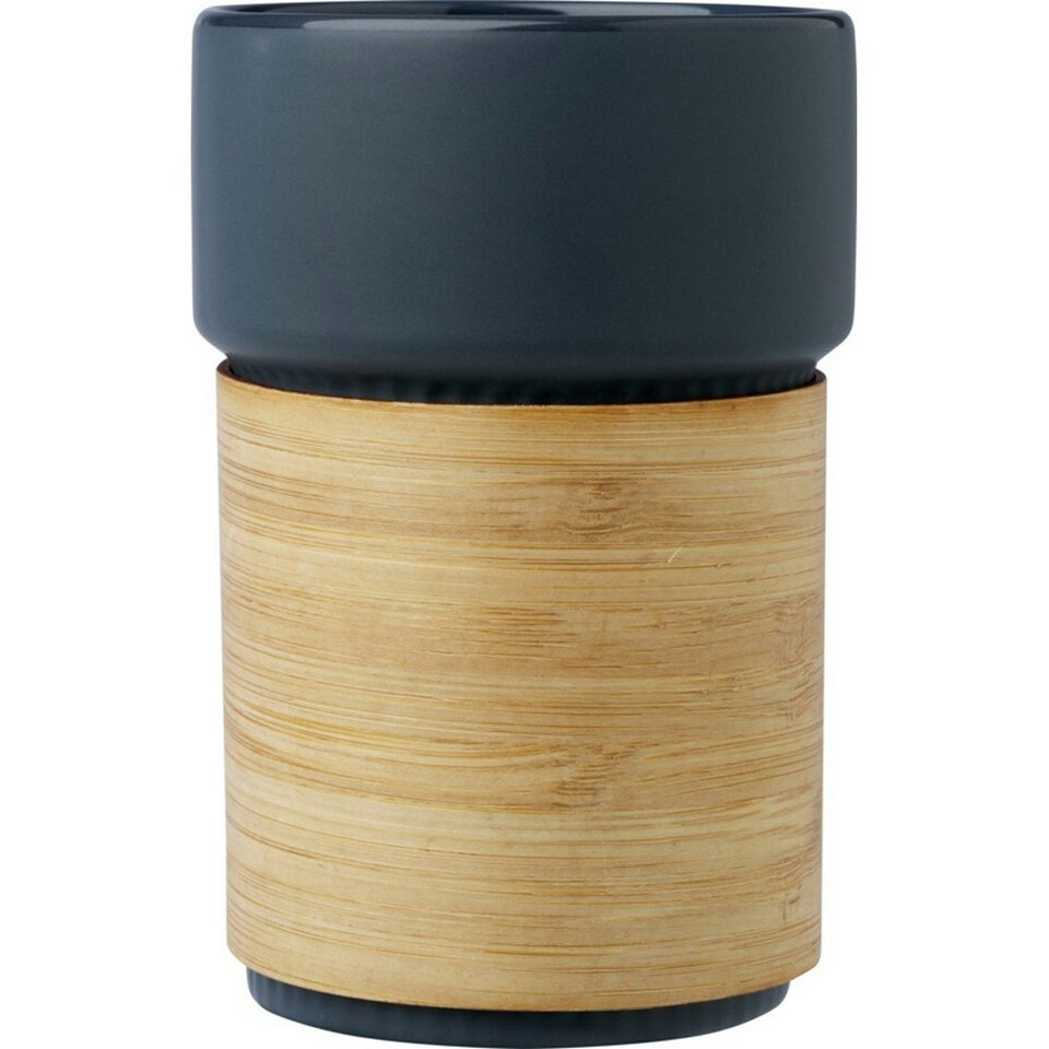 image 1 of Fika Bamboo Sleeve 340ml Tumbler - Hale Blue - One Size
