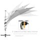 image 4 of Outsunny 3 x 3(m) Cantilever Roma Parasol Garden Umbrella with Base