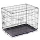 image 1 of Oypla 24" Folding Metal Dog Cage Puppy Transport Crate Pet Carrier