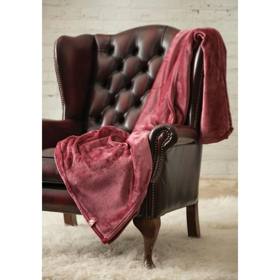 image 1 of Heat Holders Blanket - Cherry Red - One Size