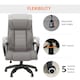image 6 of Vinsetto Office Chair with 6-Point Maaage, PU Desk Chair with Padded Seat and Armrest, Computer Chair with Tilt Function for Home, Grey