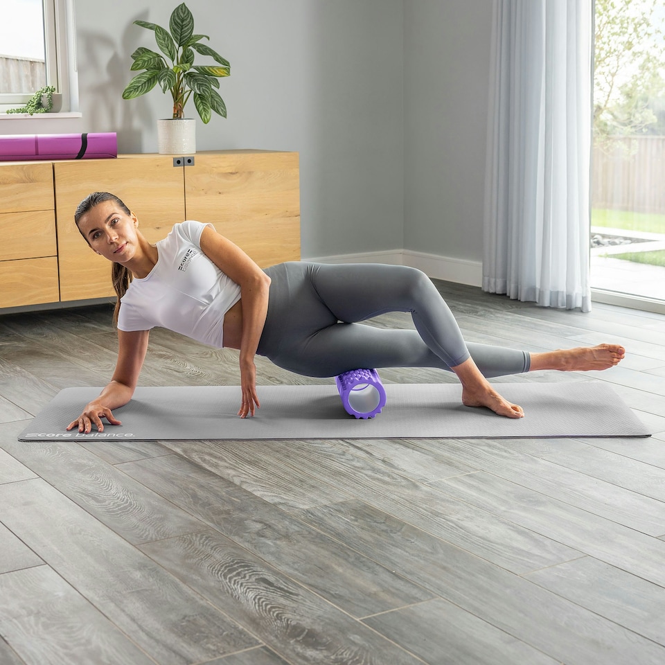 image 1 of Grid Foam Roller - Purple