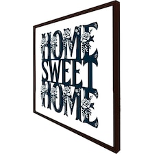 Home sweet home type (Picutre Frame) Brown | M