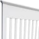 image 4 of 5ft King Size white finish solid wood wooden headboard bed head end board | White | 5ft King Size