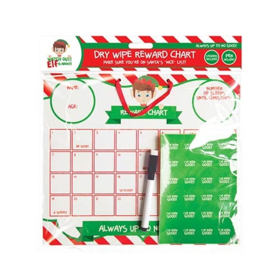Christmas Elf Hanging Reward Chart