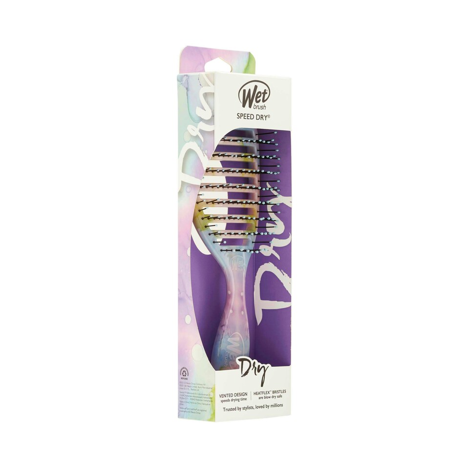 image 1 of WetBrush Speed Dry Detangler, Heatflex Bristles, Splatter