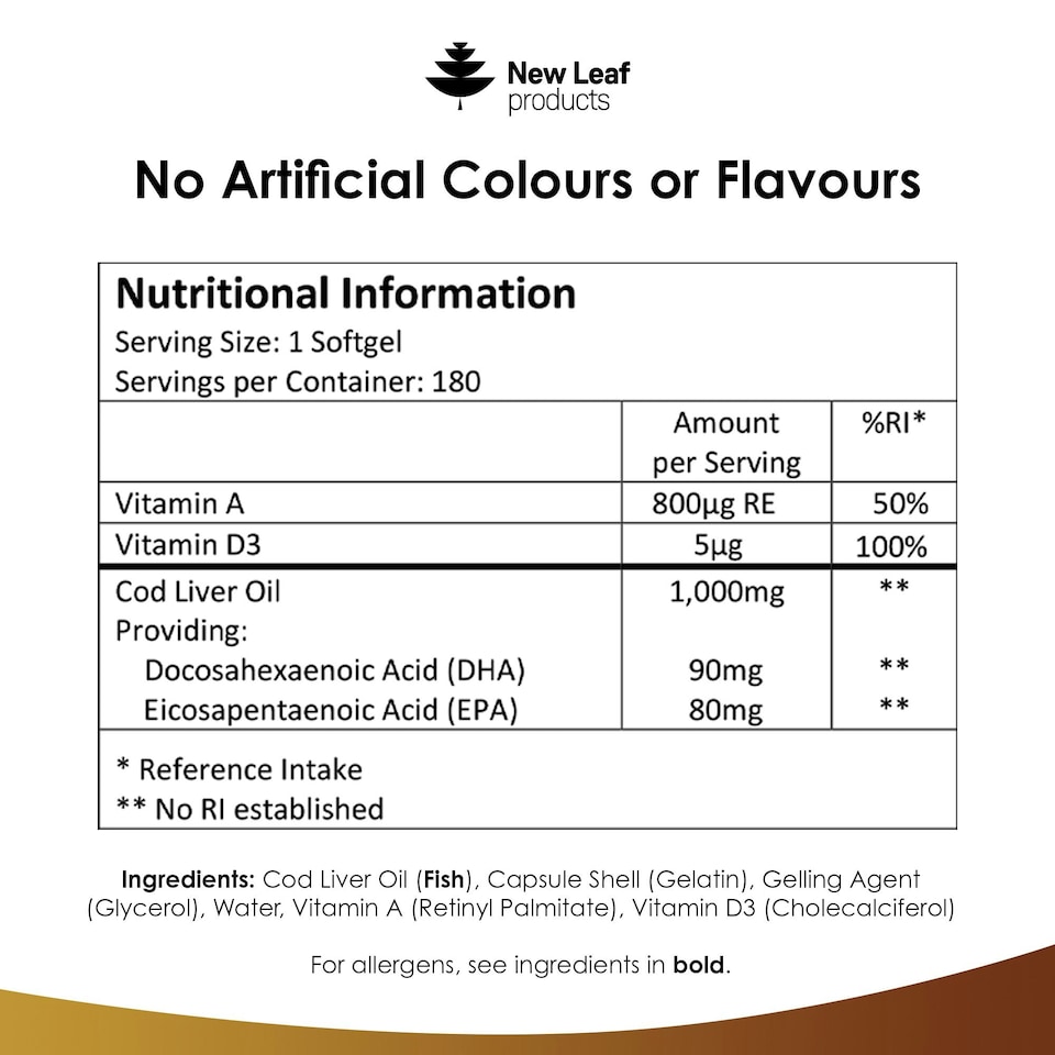 image 1 of Cod Liver Oil Capsules