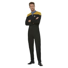 Star Trek Voyager Mens Operations Uniform Costume Set - Gold/Black - XL XL