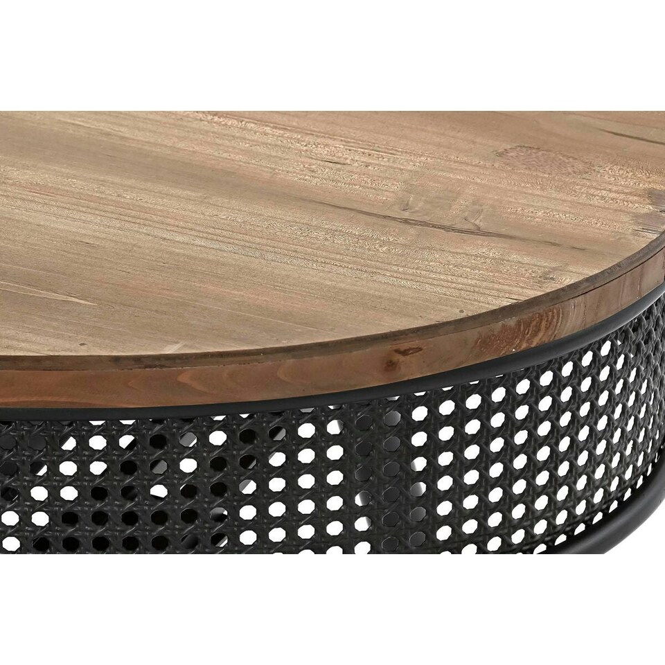 image 1 of Centre Table DKD Home Decor Brown Black Metal Fir 120 x 58 x 42 cm N/A