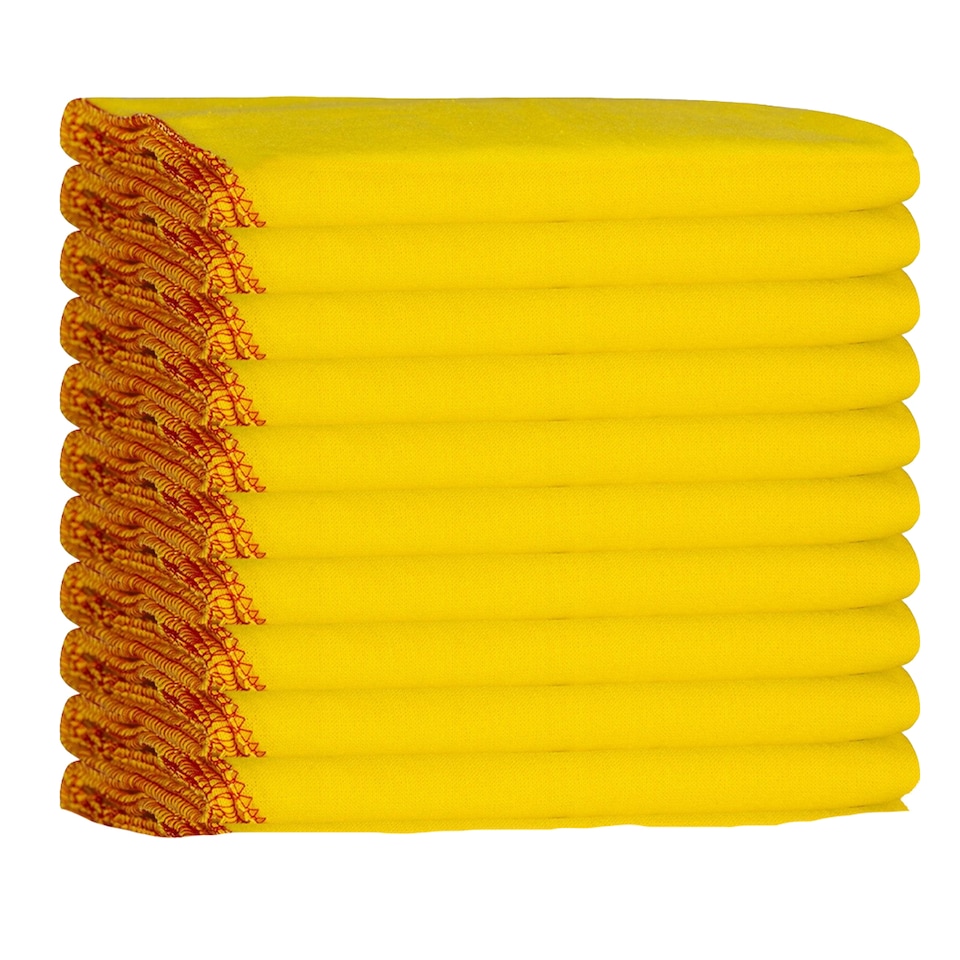 image 1 of K Collection Cotton Dusters (Pack of 12) | Yellow | Yellow | XL | 1