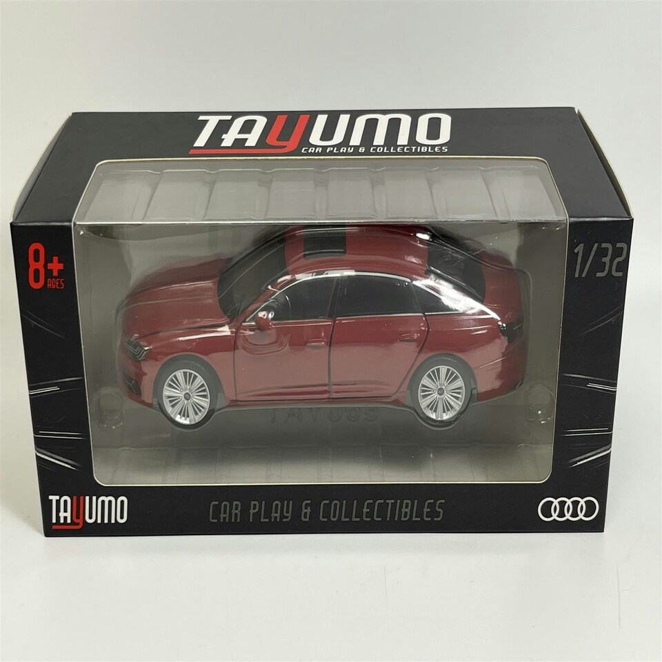 image 1 of Audi A6 Red LHD Light and Sound 1:32 Scale Tayumo 32140014