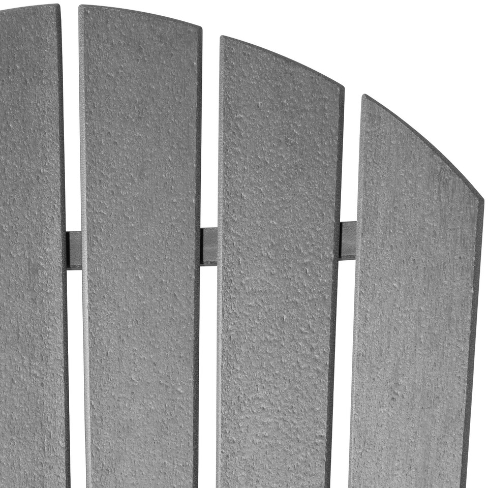 image 1 of Garden Chair - Adirondack design, high backrest, wide armrests Grey | Light Grey