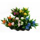 image 4 of 18cm Artificial Freesia Plant Blue Flowering