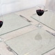 image 5 of Harbour Housewares 12pc Glass Placemats & Coasters Set - 40cm x 30cm - Clear | Clear | Clear