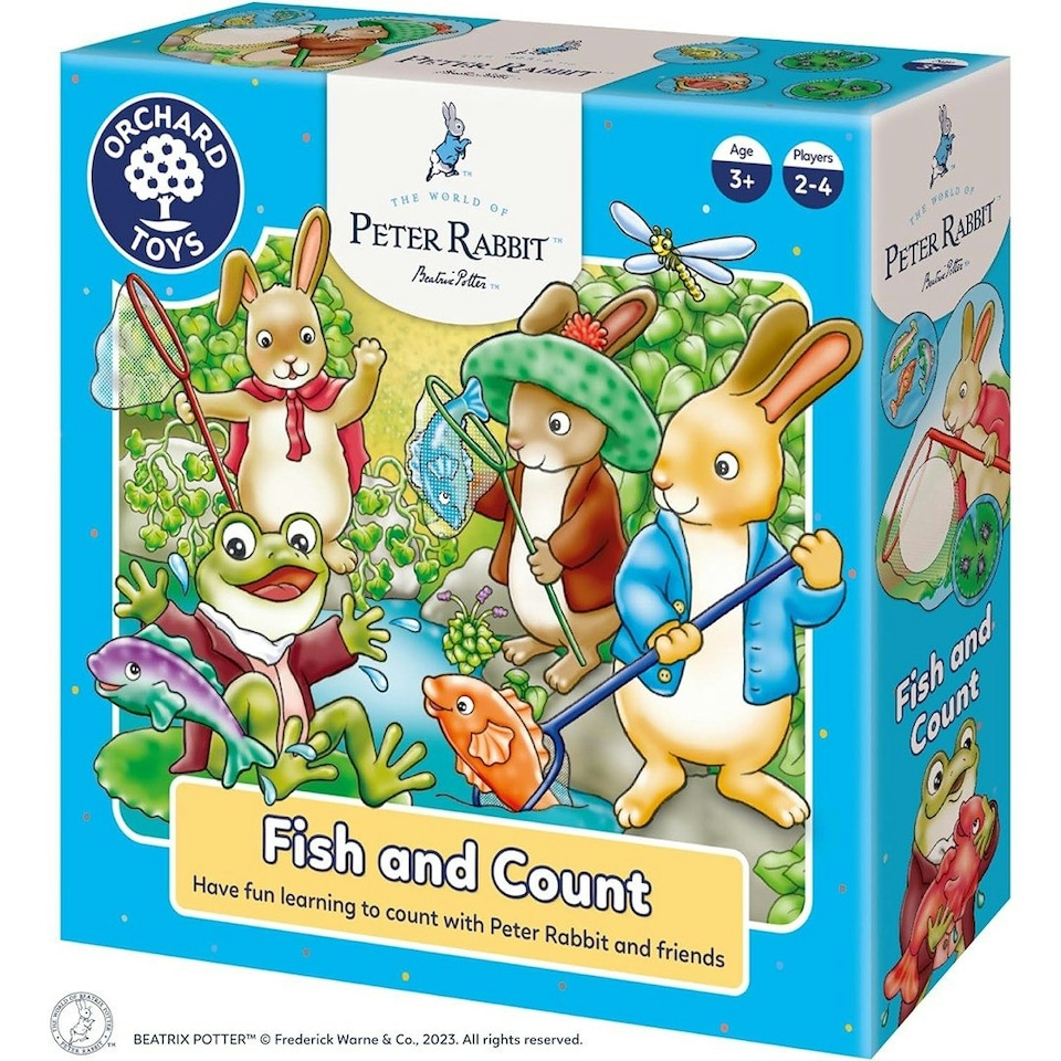 image 1 of Orchard Toys Peter Rabbit Fish And Count
