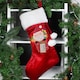 image 6 of Personalised Santa Claus Luxury Red Stocking