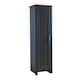 image 2 of Wardrobe 1 Door Hanging Rail Wood Bedroom Furniture Storage Unit White