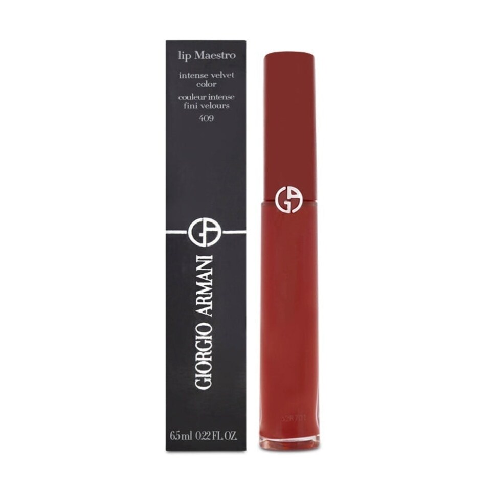 image 1 of Giorgio Armani Lip Maestro Liquid Lipstick 409 Red N/A