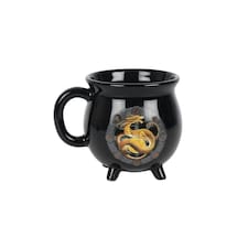 Litha Colour Changing Cauldron Mug by Anne Stokes N/A