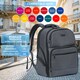 image 7 of Cabin Pro 'Stride' 40x20x25cm Ryanair Cabin Bag Underseat Backpack for Travelling TSA Approved Lock Expandable Backpack - Carry on Luggage | Grey | Grey | 1