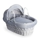 image 2 of Clair de Lune Grey Dimple White Wicker With White Rocking Stand