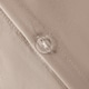 image 4 of OHS Soft Cosy Microfibre Plain Duvet Cover and Pillowcase Set Brown | MINK | Double
