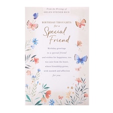 UK Greetings | Birthday Card for Her/Friend | Happy Birthday Gifts | Her, Girls, Women | Floral & Verse Design | With Envelope
