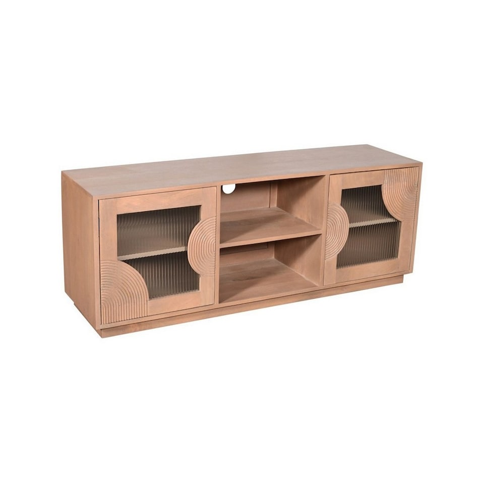 image 1 of Indus Tv Cabinet - Solid Wood - L40 x W145 x H56 cm - Brown