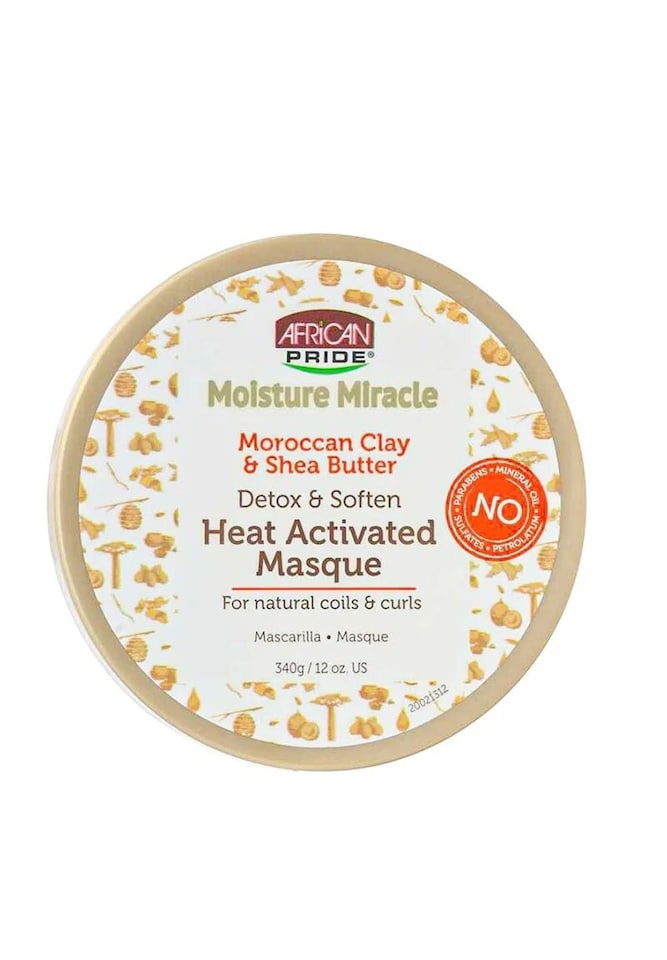 image 1 of African Pride  Moroccan Clay Heat Activated Masque 340 g | Cream