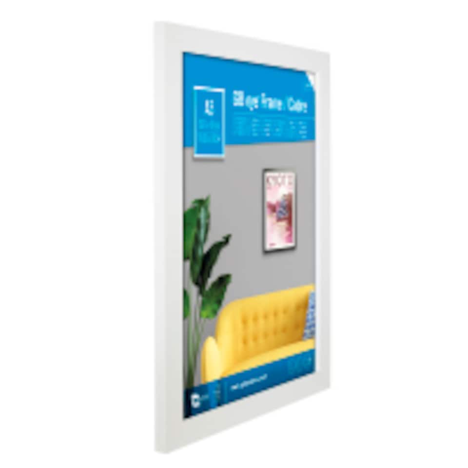 image 1 of GB Eye Contemporary Wooden White Picture Frame - A3 - 29.7 x 42cm