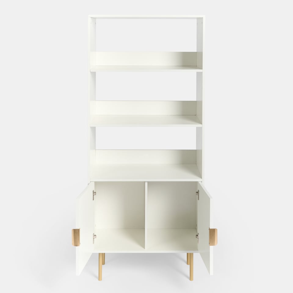 image 1 of OHS Ribbed Display Unit Modern Drawer Cabinet Shelf Storage