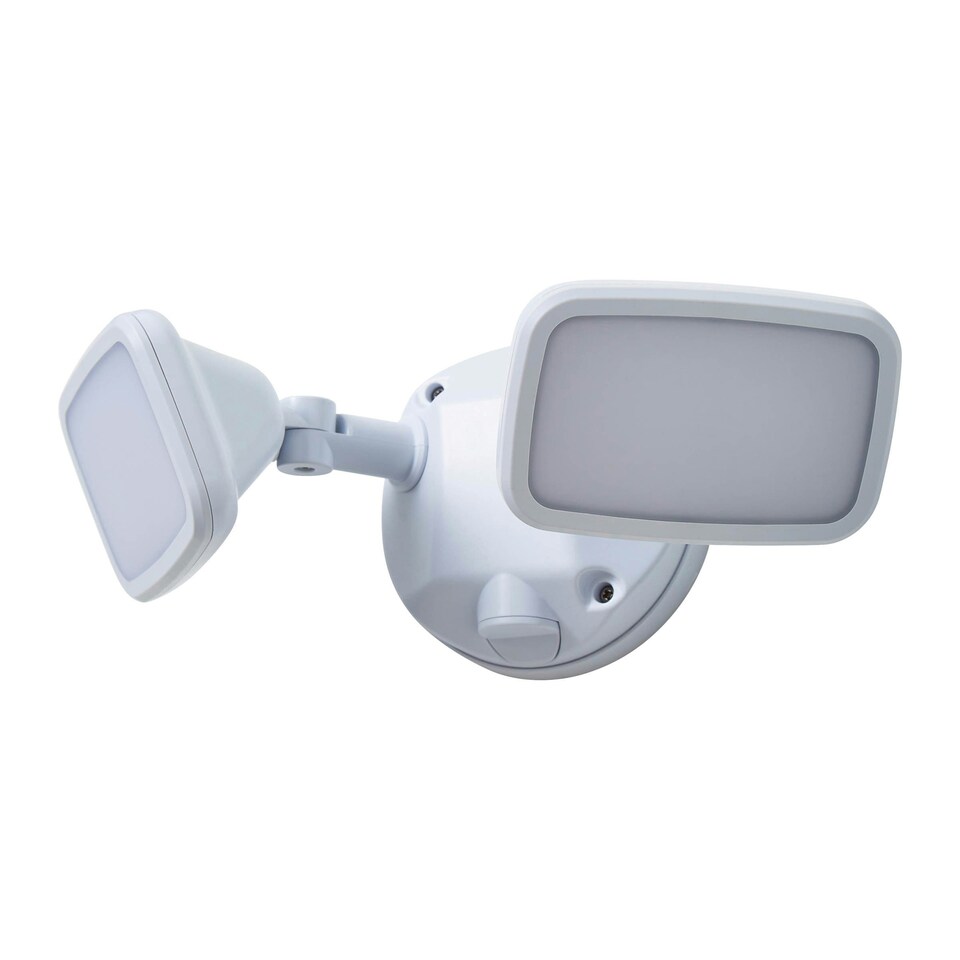 image 1 of BHS Twin Wilson Outdoor Flood Light, White