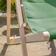 image 7 of Harbour Housewares Folding Wooden Deck Chairs - Green - Pack of 2 | Green | Green