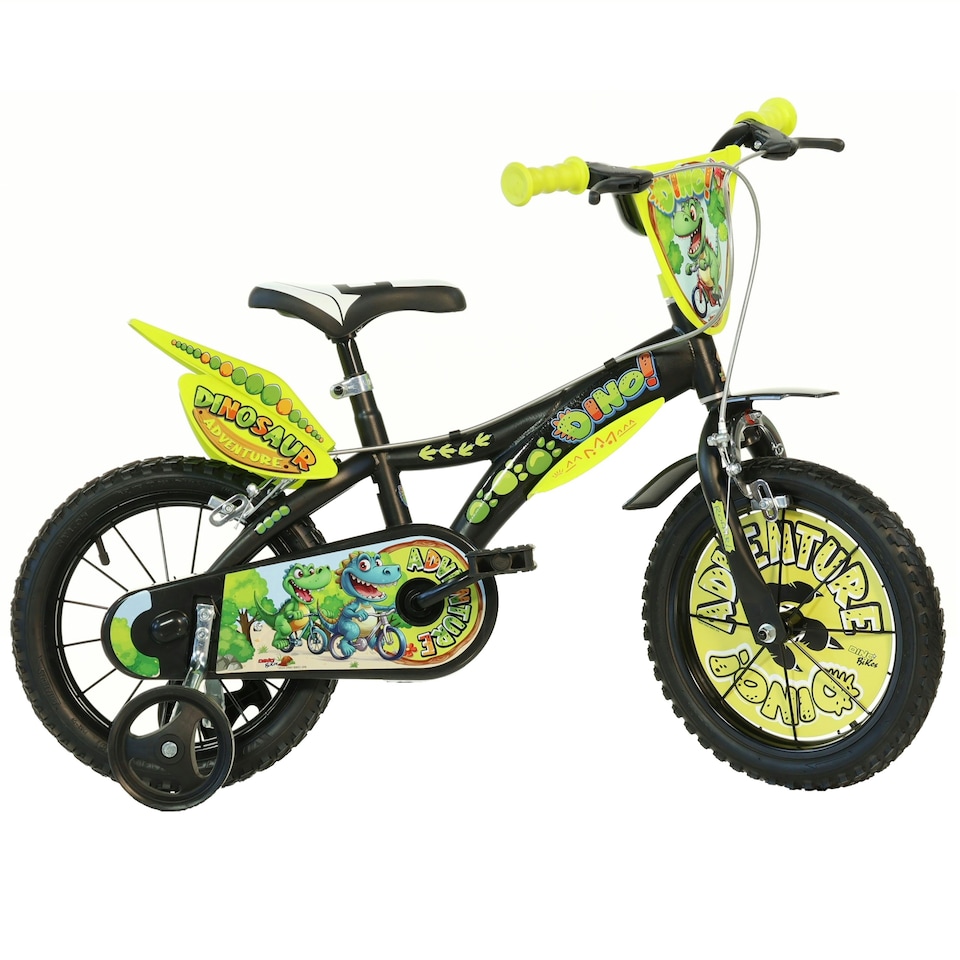 image 1 of Dino Kids Bike Dinosaur 16 Inch Bicyle