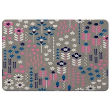 Selection of Flowers in Pink, Blue & White (Placemat)
