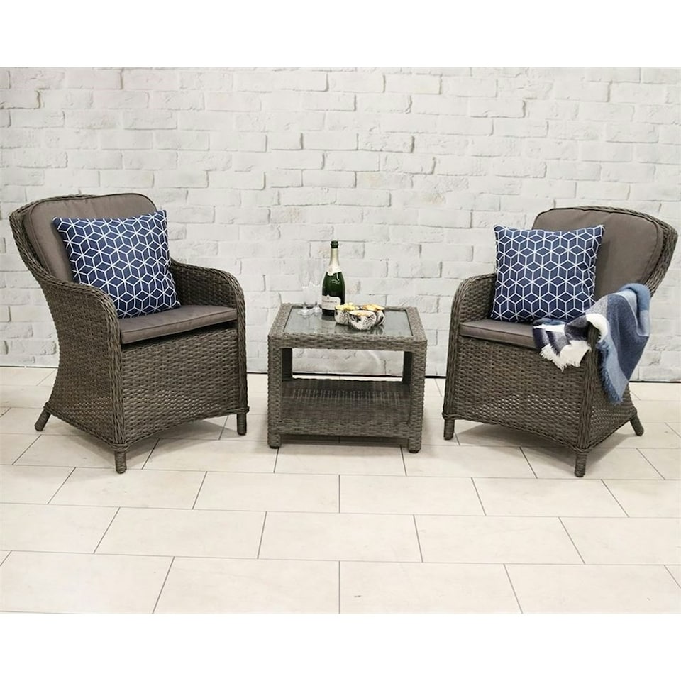 image 1 of 2 Seater Outdoor Deluxe Garden Companion Set