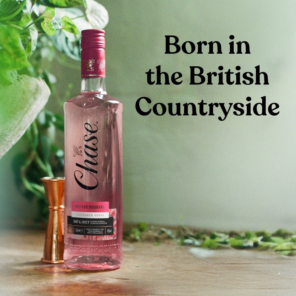 image 1 of Chase British Rhubarb Vodka, 70cl