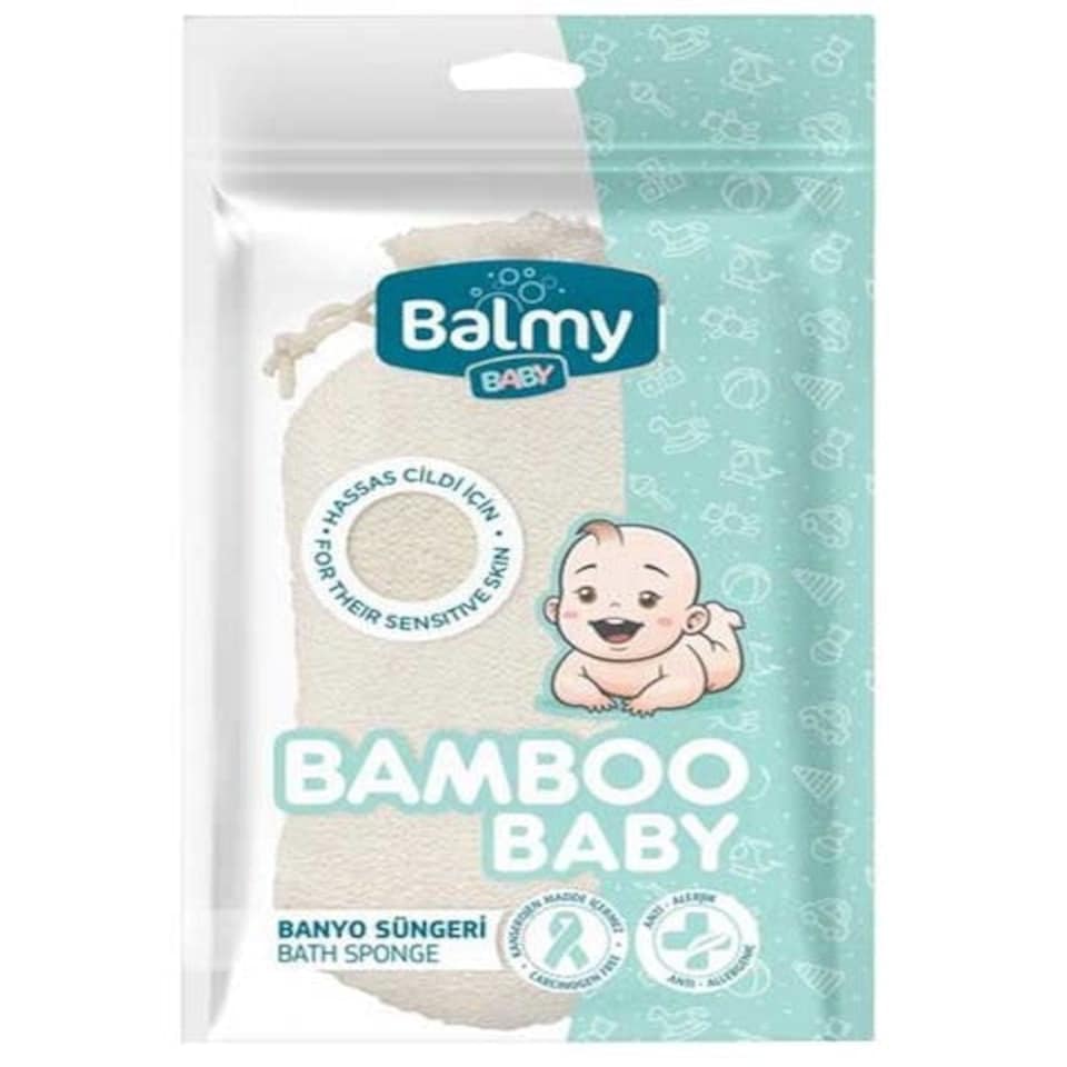 image 1 of Balmy Naturel  Bamboo Baby Bath Sponge