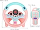 image 6 of Steering Wheel for Car Backseat Pretend Driving Simulated Driving Steering Wheel Toy Light and Music Educational Gifts