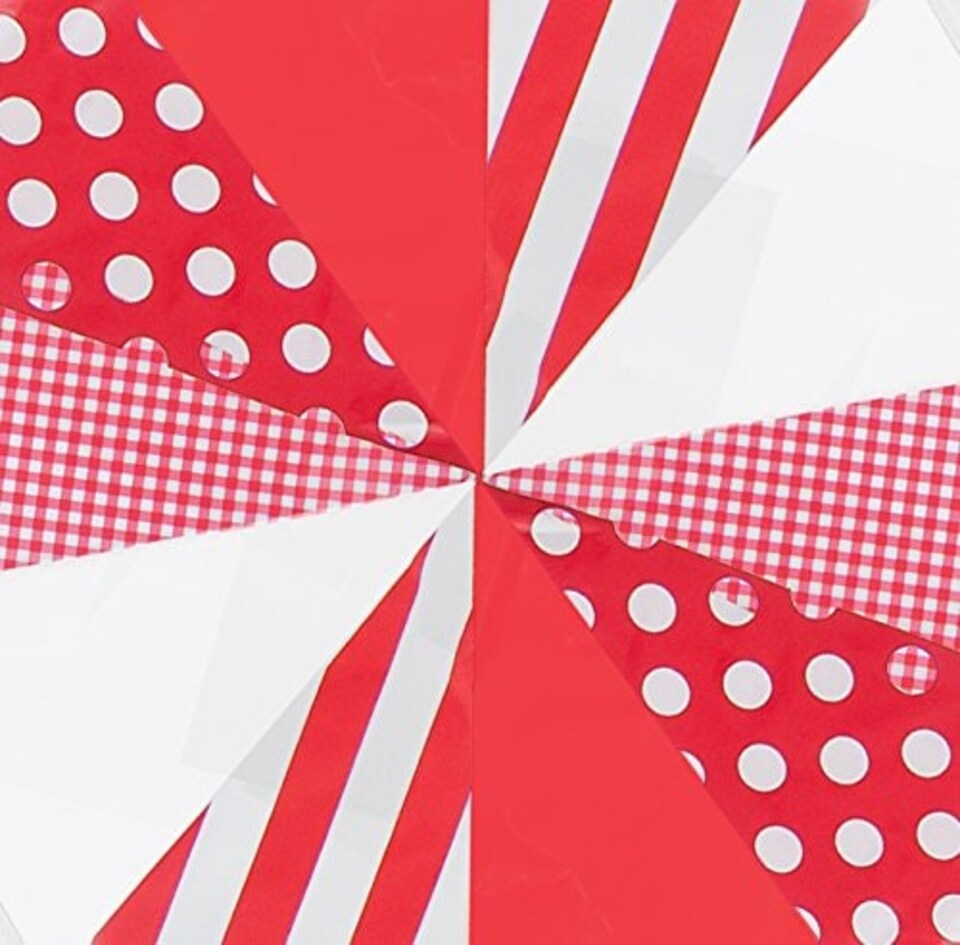 image 1 of Red Mix Party Bunting 10m with 20 Pennants