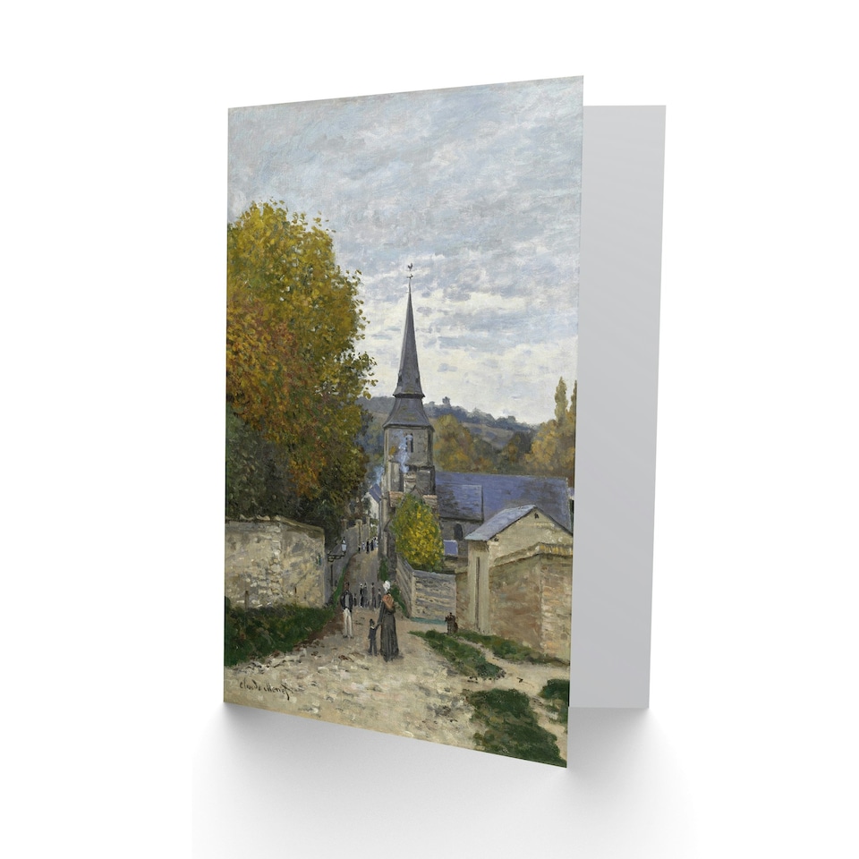 image 1 of Claude Monet Art Card Street in Sainte Adresse France