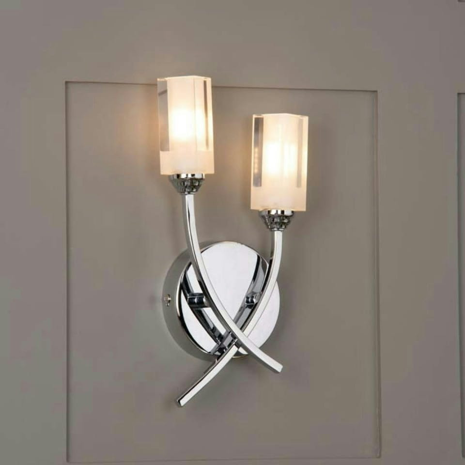 image 1 of Icarus 2 Light Wall Light Polished Chrome