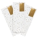 image 4 of Hallmark Pack Of 3 Bottle Bags - Gold Stars
