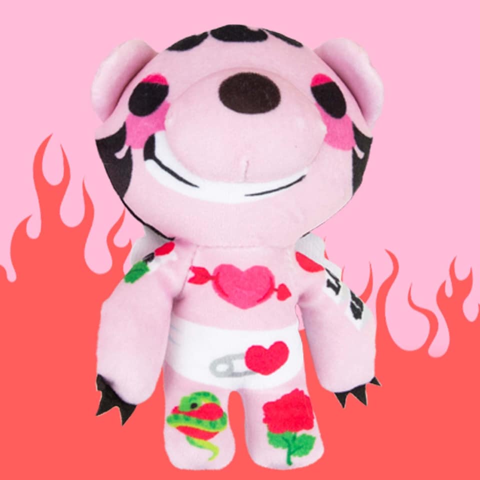 image 1 of PMS Deddy Bears Slick Soft Toy with Coffin 30cm x 12.8cm Multicolour